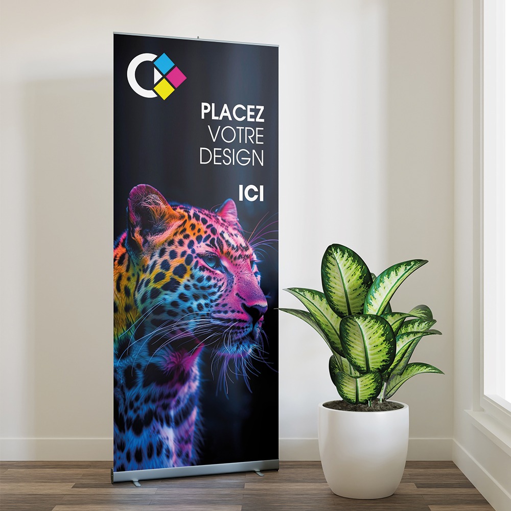 Impression Roll Up Caractères Enseignes