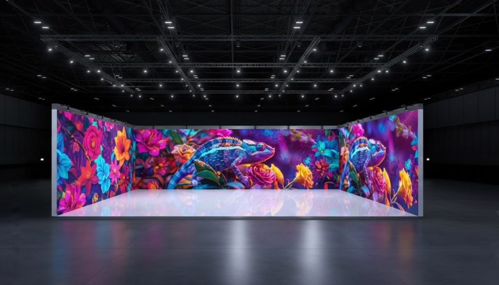 Impression sur stand lors de salons