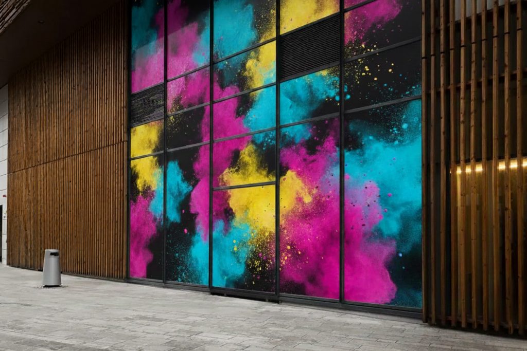 Impression Vitrophanie Caractères Enseignes